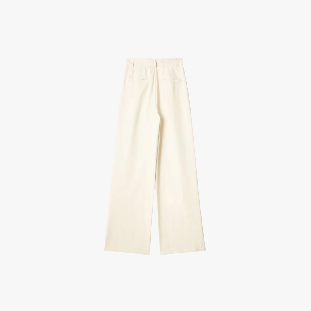 HIGH WAIST WIDE LEG SUIT PANTS - SOMIHAE