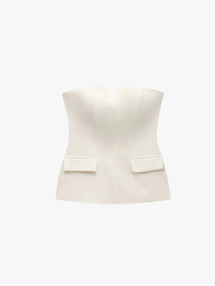 STRAPLESS SLEEVELESS TOP - SOMIHAE