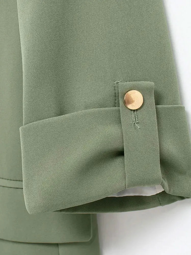 OPEN BLAZER WITH TURN-UP SLEEVES - SOMIHAE
