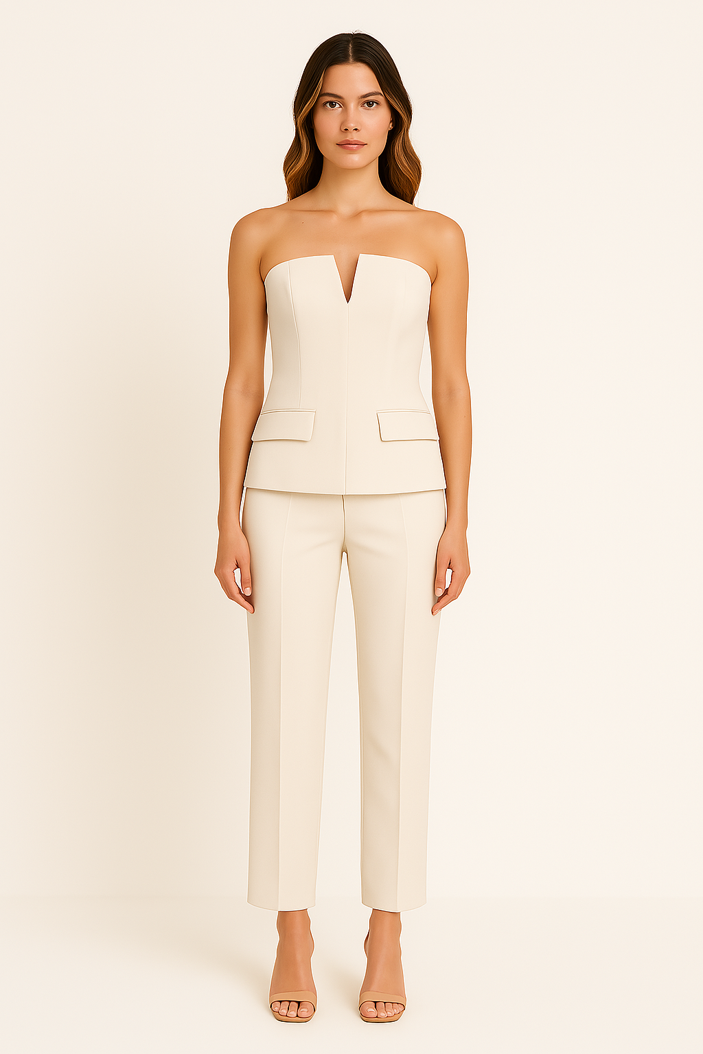 STRAPLESS SLEEVELESS TOP - SOMIHAE