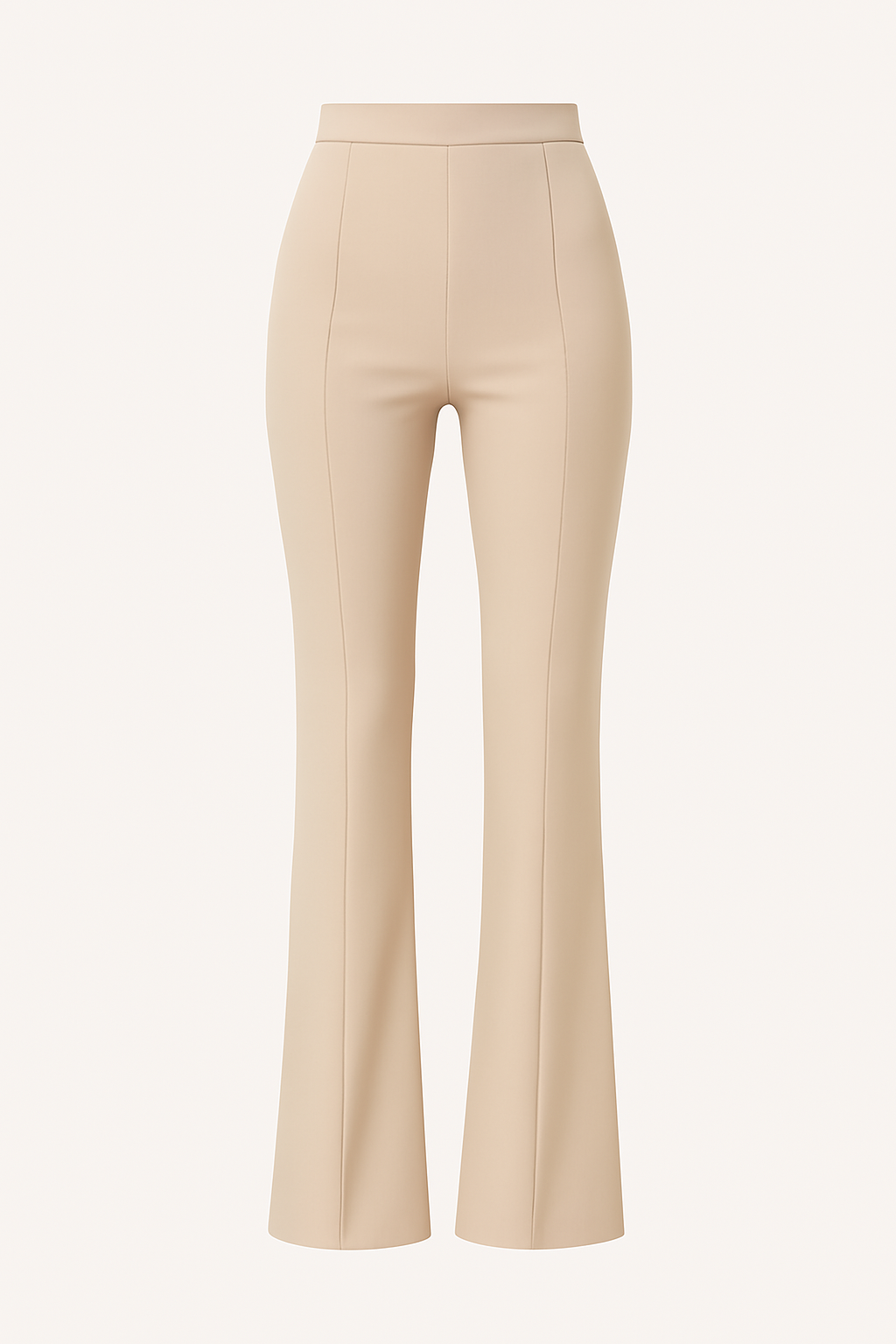 HIGH-WAISTED FLARED TROUSERS - SOMIHAE