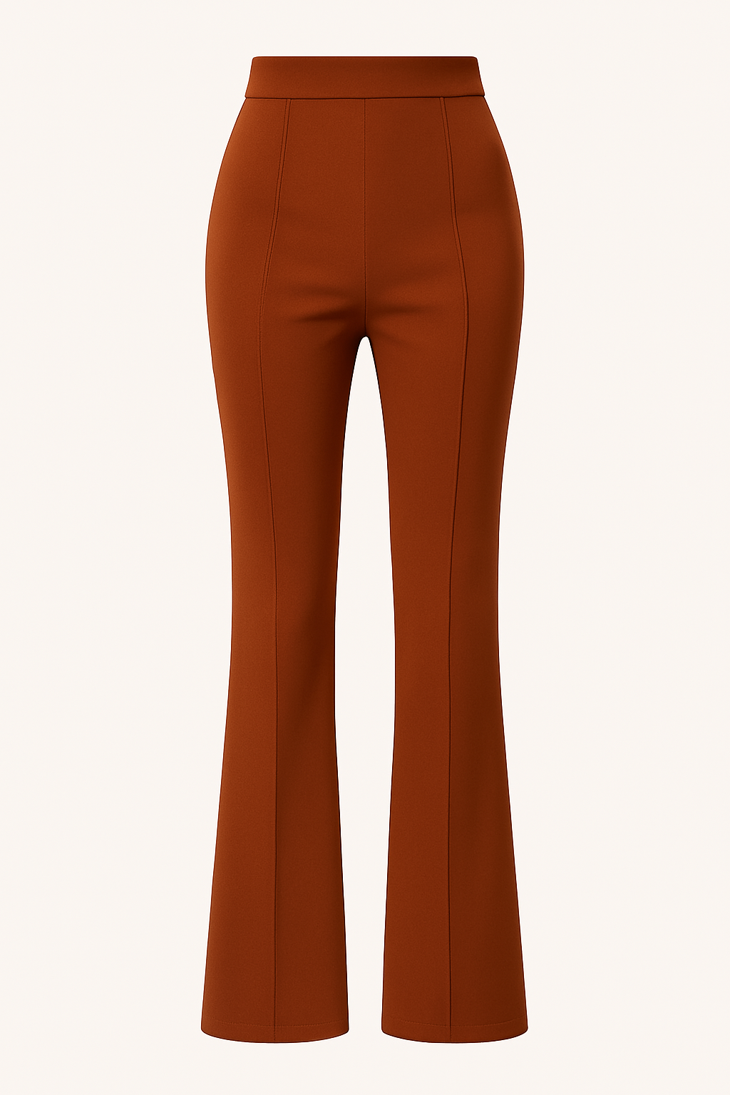 HIGH-WAISTED FLARED TROUSERS - SOMIHAE