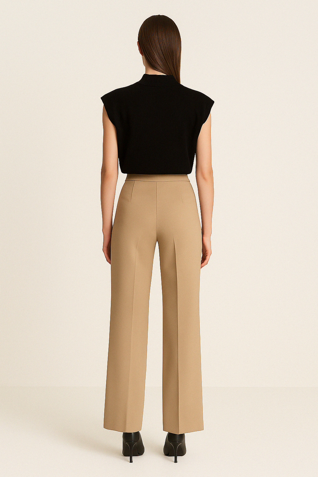 STAND-UP COLLAR KNITTED SWEATER - SOMIHAE