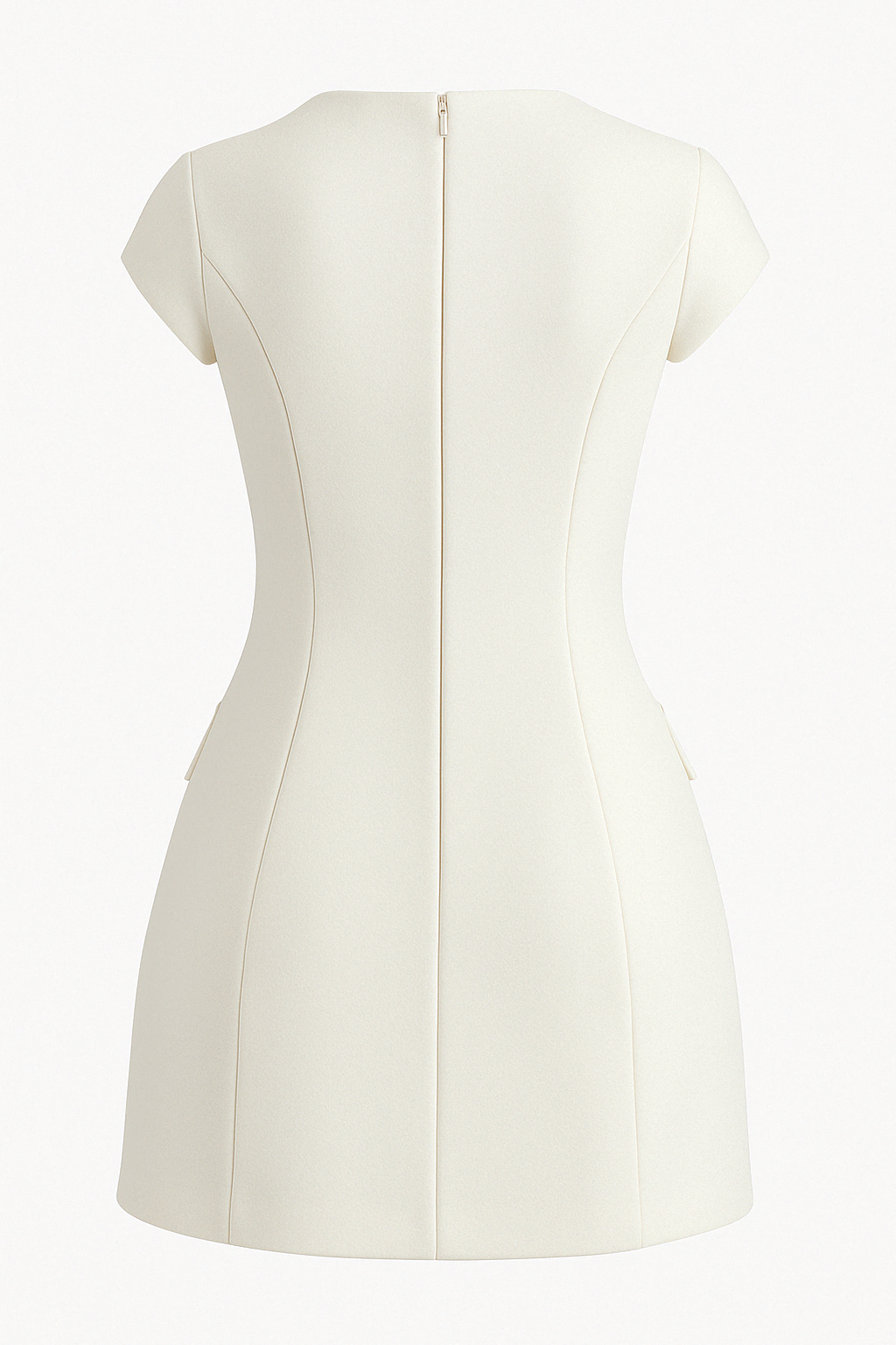 A-LINE SHORT SLEEVE MINI DRESS - SOMIHAE