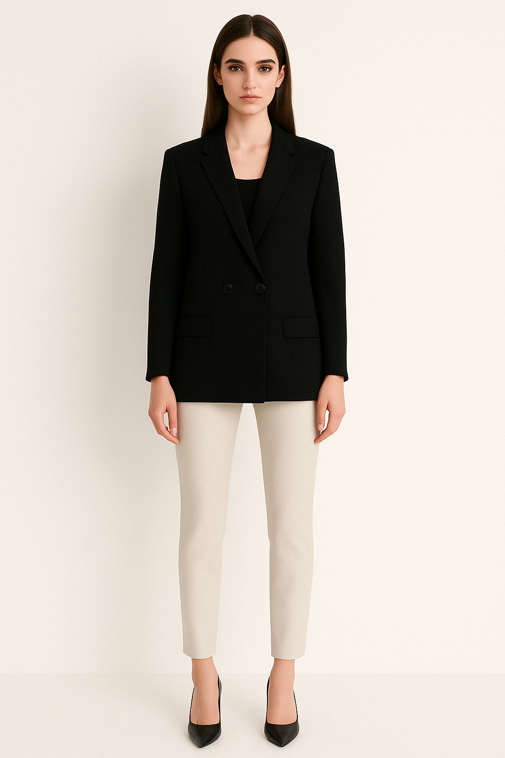 DOUBLE BREASTED BLAZER - SOMIHAE
