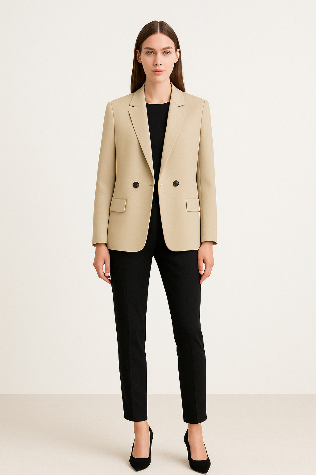 DOUBLE BREASTED BLAZER - SOMIHAE