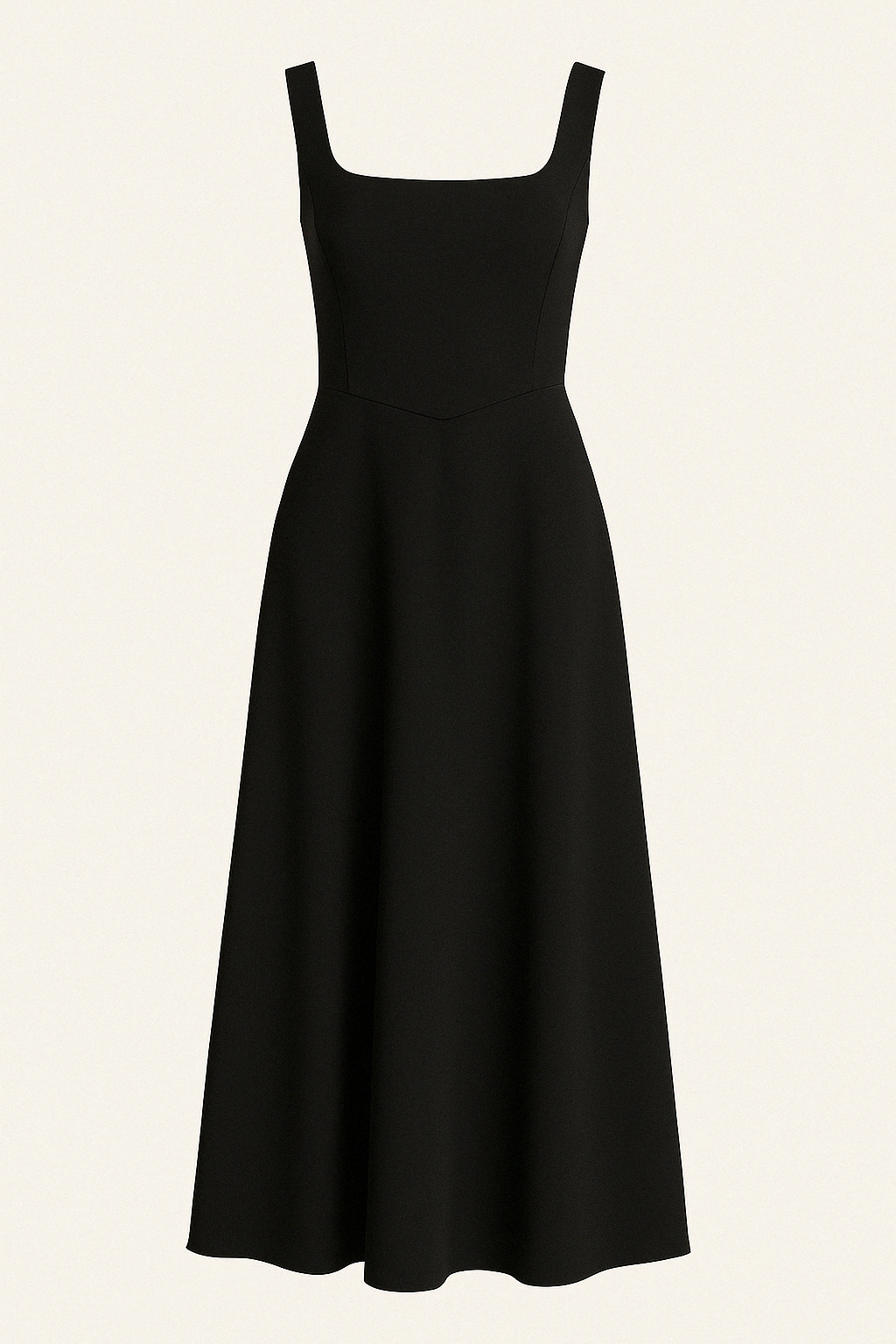 A-LINE SLEEVELESS MIDI DRESS - SOMIHAE