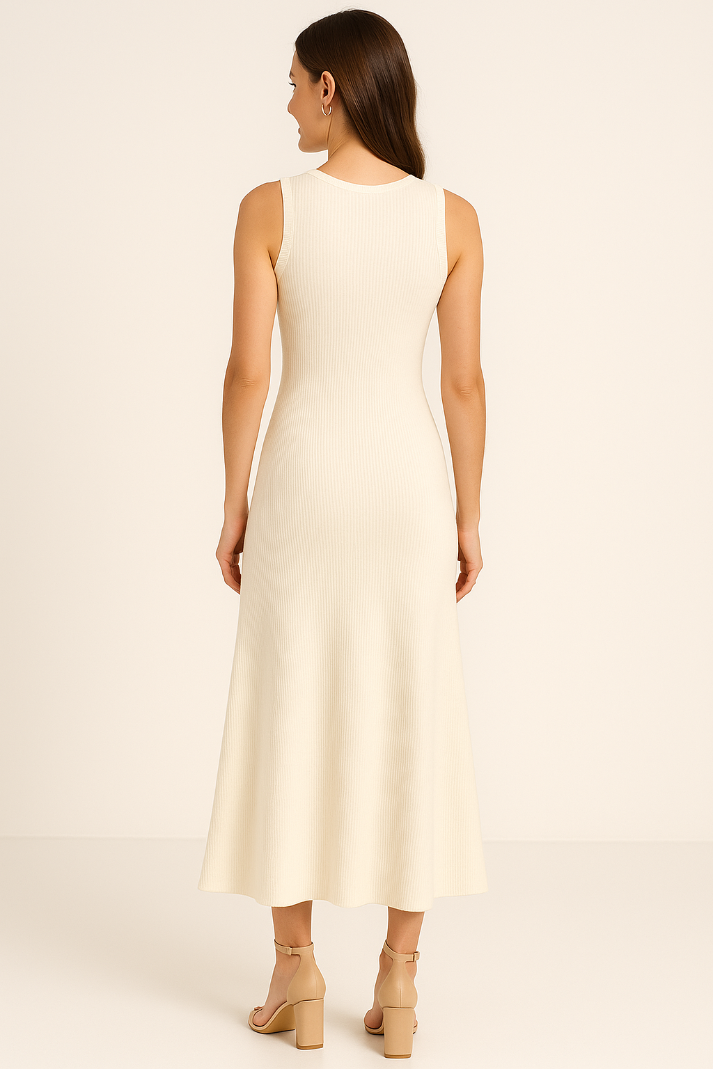 KNIT RIBBED MAXI DRESS - SOMIHAE