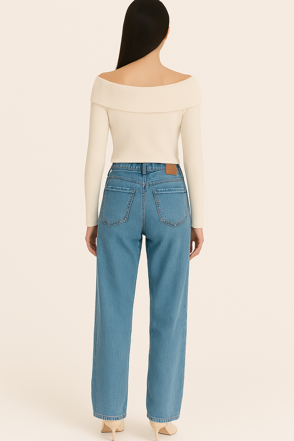STRAPLESS OFF SHOULDER SWEATER - SOMIHAE