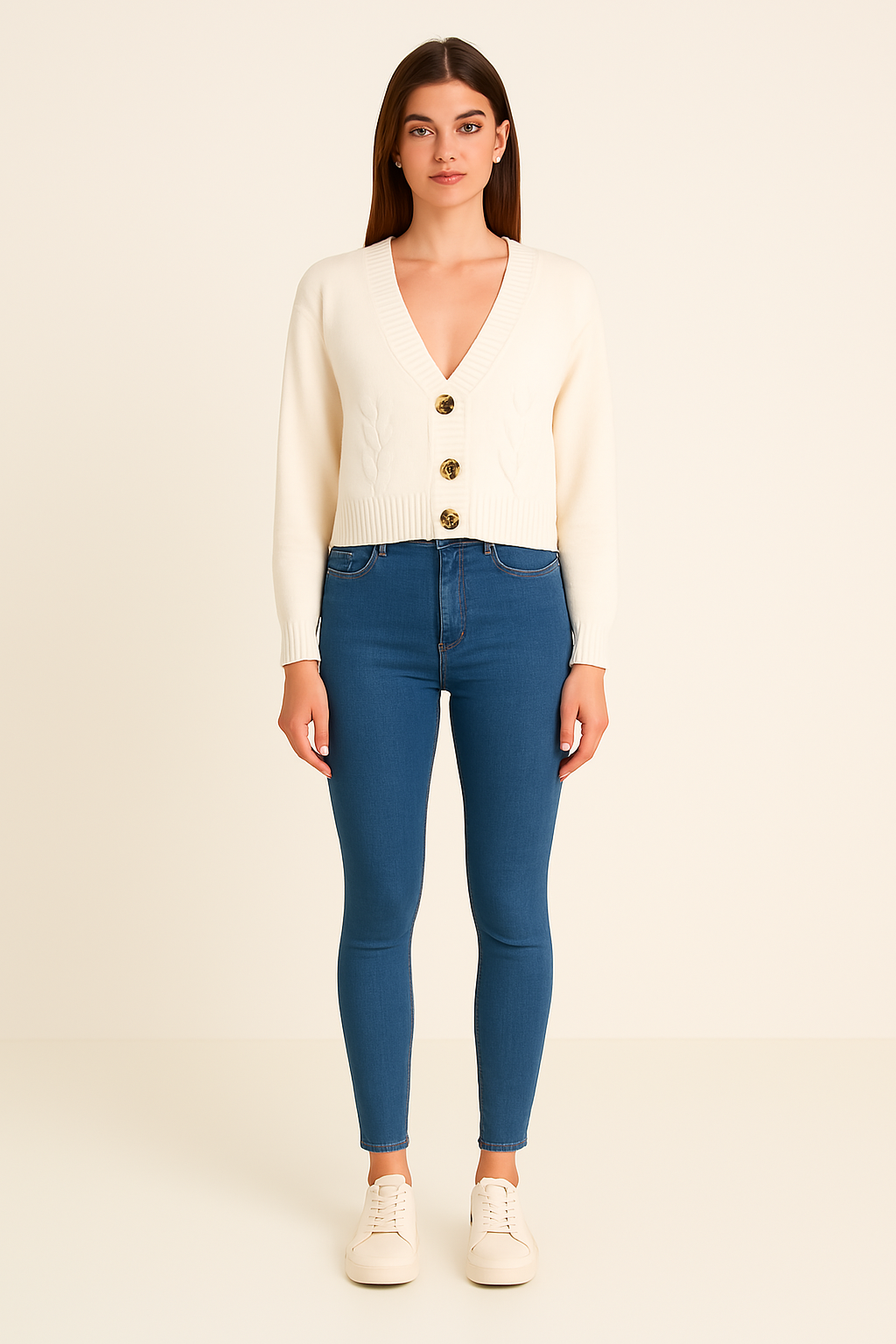SHORT KNITTED CARDIGAN - SOMIHAE