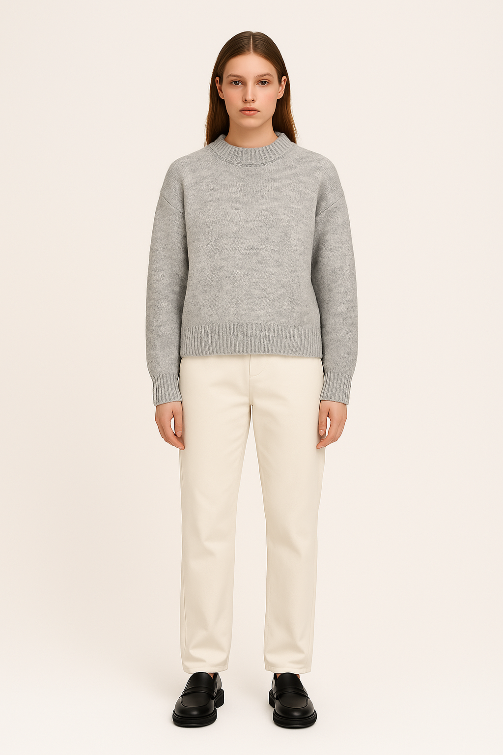 CASUAL KNITTED SWEATER - SOMIHAE