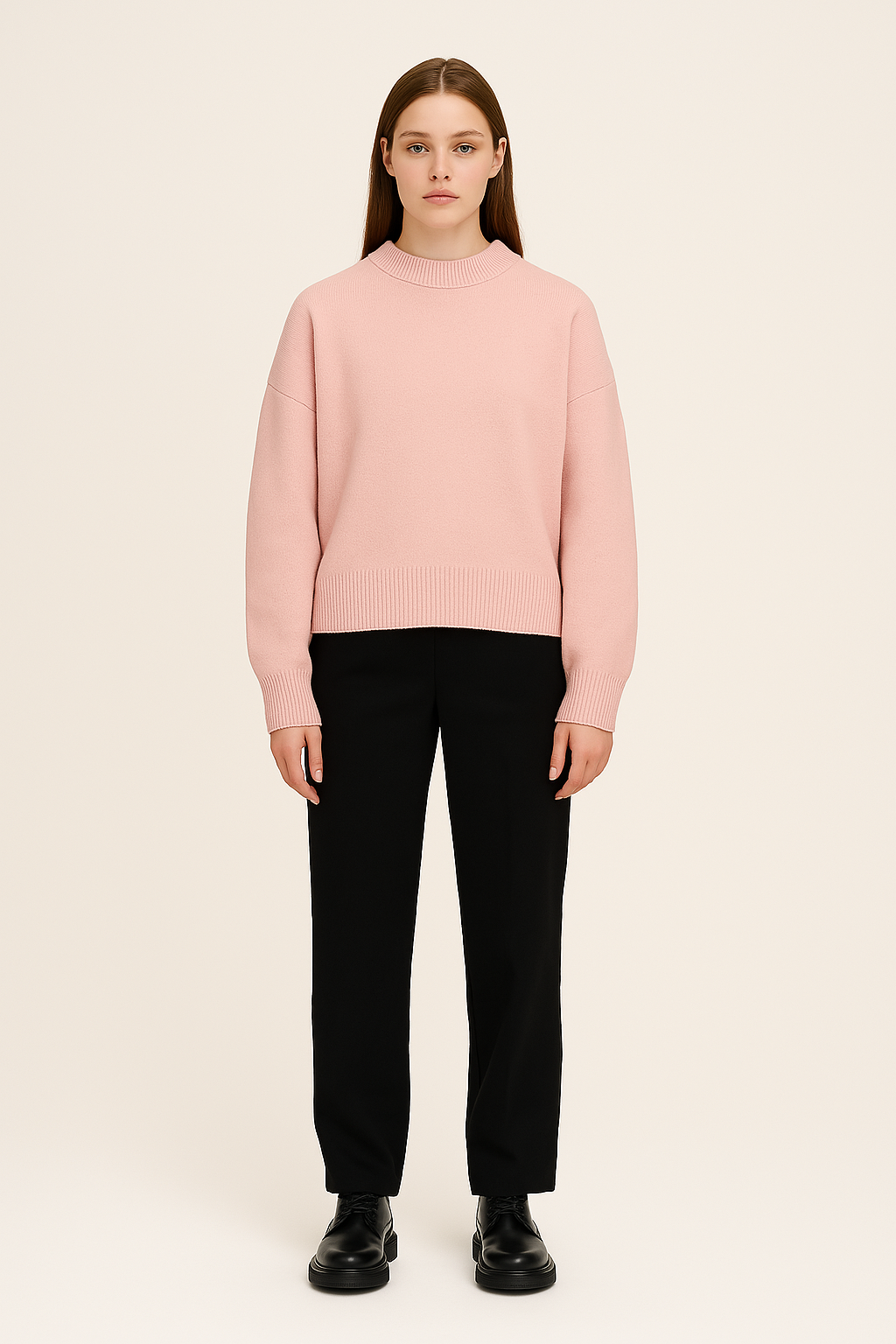 CASUAL KNITTED SWEATER - SOMIHAE