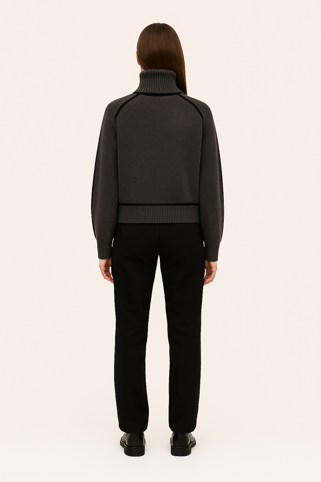 LOOSE FIT TURTLENECK SWEATER - SOMIHAE