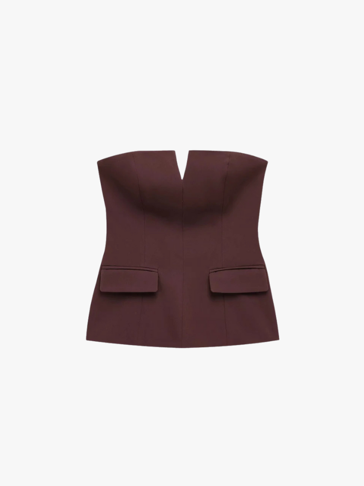 STRAPLESS SLEEVELESS TOP - SOMIHAE