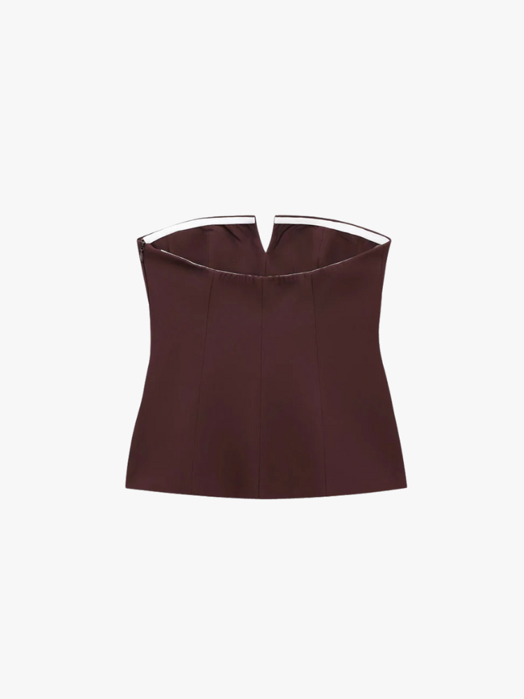 STRAPLESS SLEEVELESS TOP - SOMIHAE